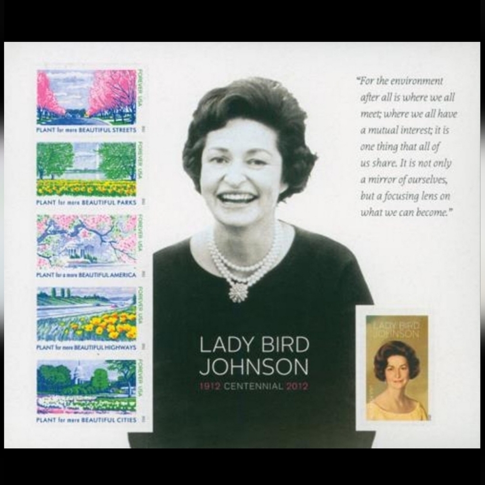 Lady Bird Johnson Centennial Poster